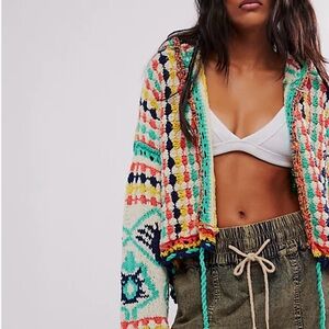 Free People Baja Baby Knit Sweater